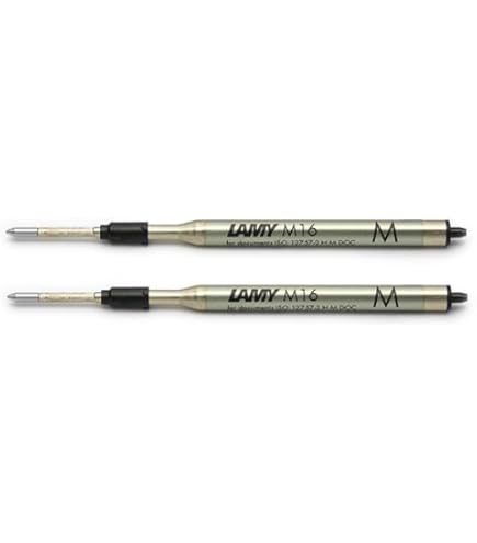 Amazon | ラミー LAMY ボールペン替芯 LM16 - 赤 M（中字）2本セット